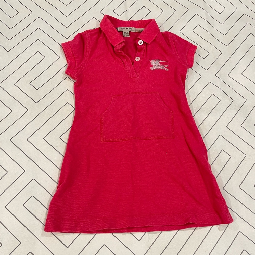 Burberry Pink Polo Dress